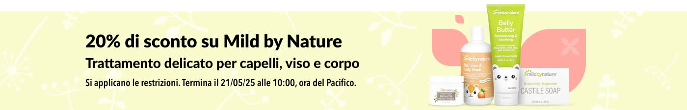 20% di sconto su Mild by Nature