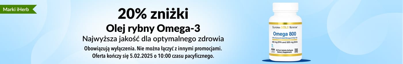 20% OZNIŻKI NA KWASY OMEGA-3