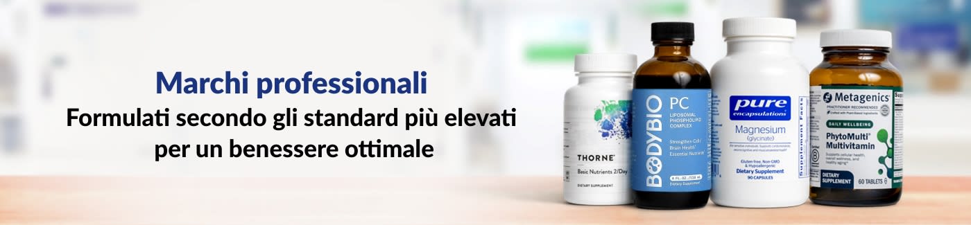 Marchi professionali. Formulati secondo gli standard più elevati per un benessere ottimale