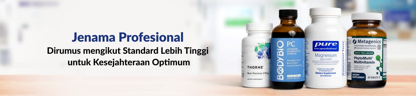 Jenama Profesional. Dirumus mengikut Standard Lebih Tinggi untuk Kesejahteraan Optimum