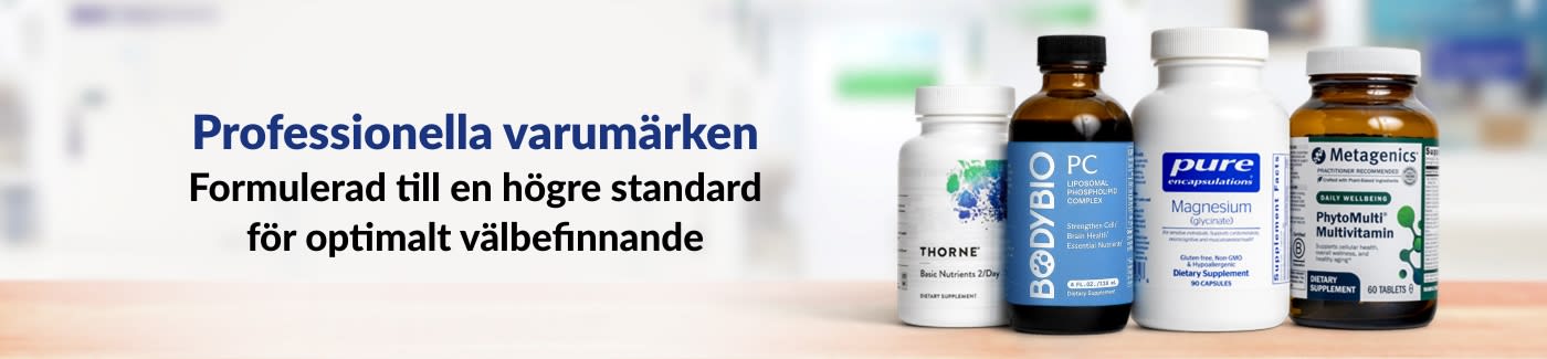 Professionella varumärken. Framtagen enligt en högre standard för optimalt välbefinnande