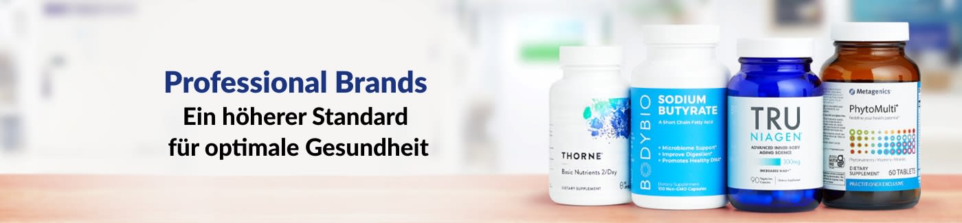 Professional Brands. Ein höherer Standard für optimale Gesundheit