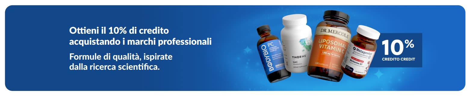 Ottieni il 10% di credito acquistando i maschi professionali, con boccette di integratori premium.