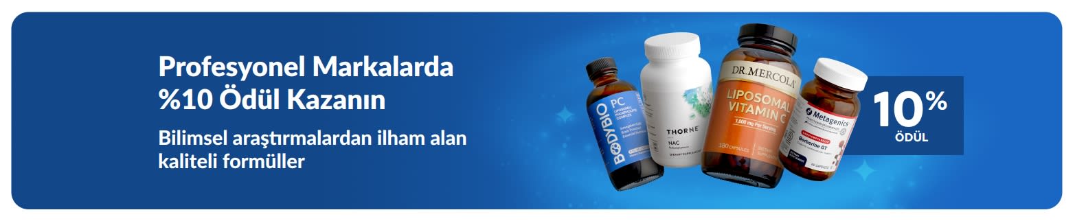 Profesyonel markalarda %10 ödül kazanın, premium takviye ürünleri öne çıkıyor