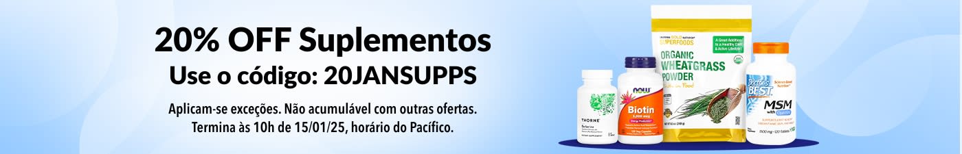 20% OFF SUPLEMENTOS