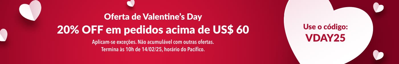 20% OFF US$ 60 VALENTINE’S DAY