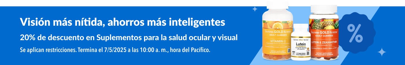 20% de descuento en Cuidado de la vista