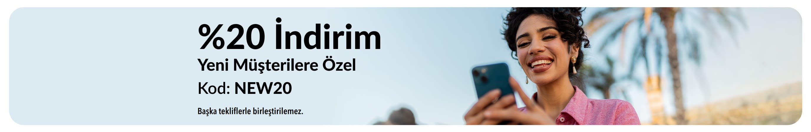 Yalnızca yeni müşterilere özel %20 indirim. NEW20 kodunu kullanın. Başka tekliflerle birleştirilemez.