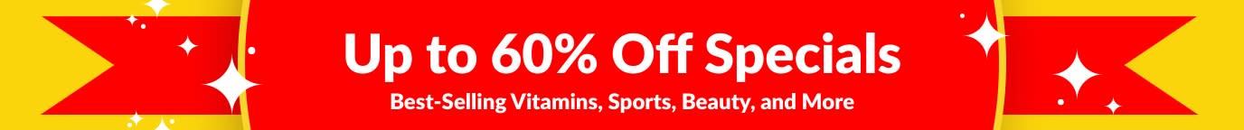 UP TO 60% OFF SPECIALS