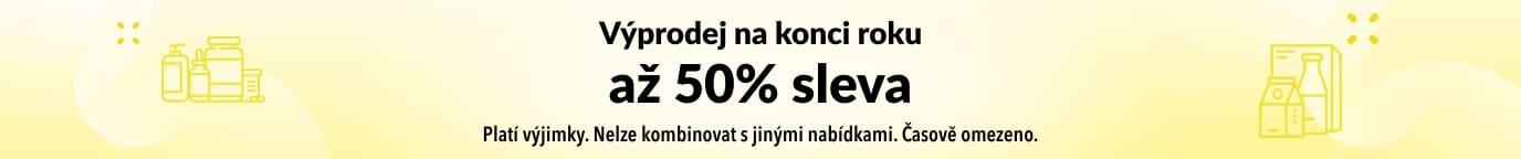 AŽ 50% SLEVA MEGA VÝPRODEJ