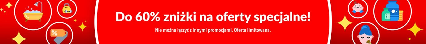 DO 60% ZNIŻKI NA OFERTY SPECJALNE