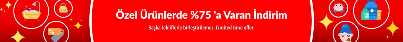 ÖZEL ÜRÜNLERDE -%75 