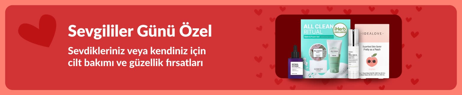 iHerb’den serum ve maskeler içeren Sevgililer Günü cilt bakım hediye setleri; kendinizi ya da sevdiklerinizi şımartmak için ideal.