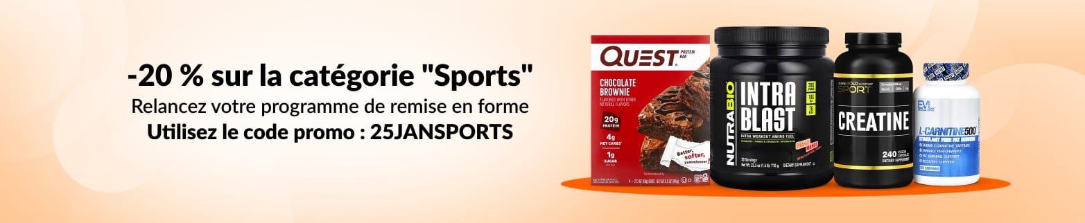 20 % DE RÉDUCTION - SPORTS