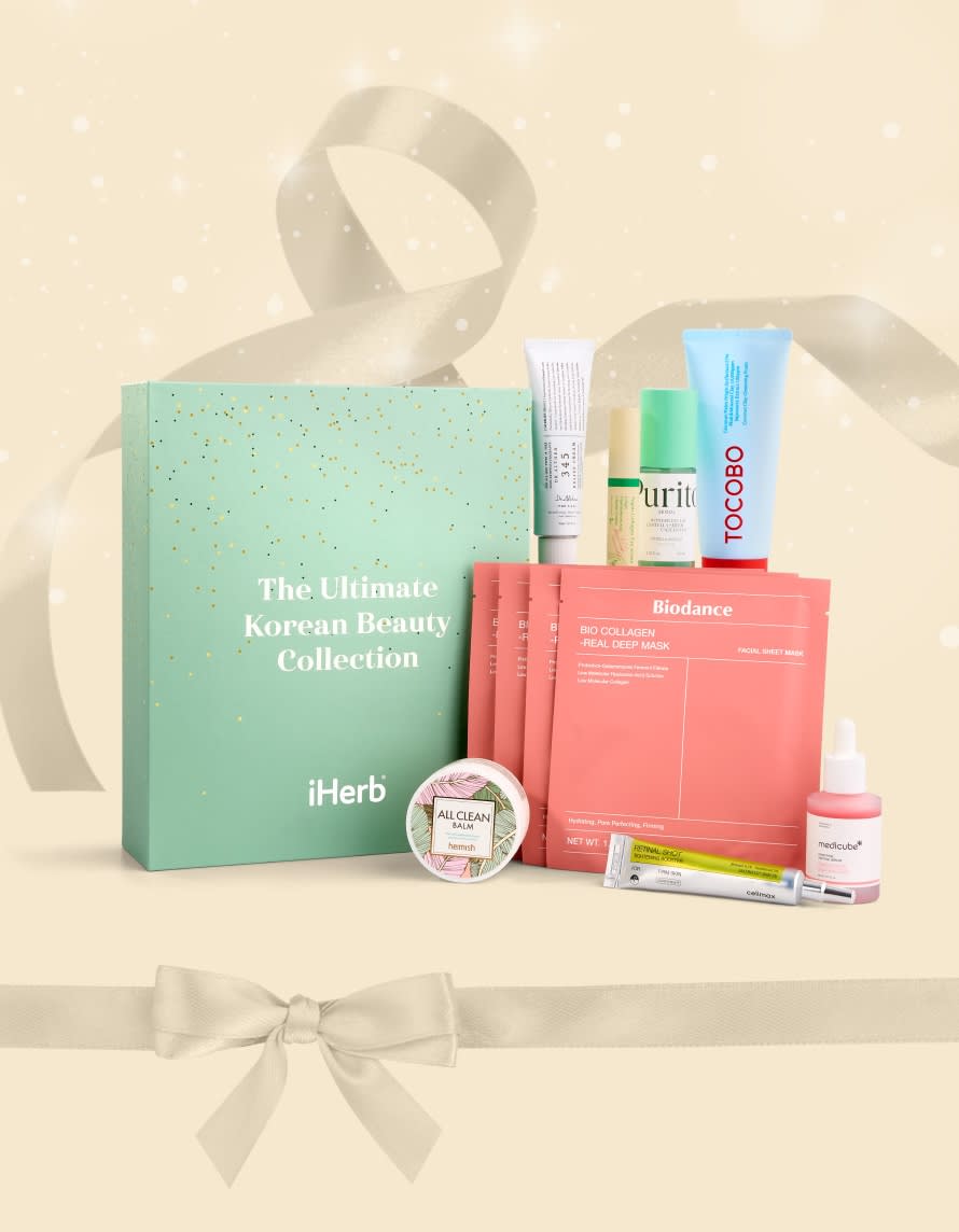 Promotional banner reading ‘Glow-Giving Sets’ highlighting exclusive beauty gifts designed to delight.