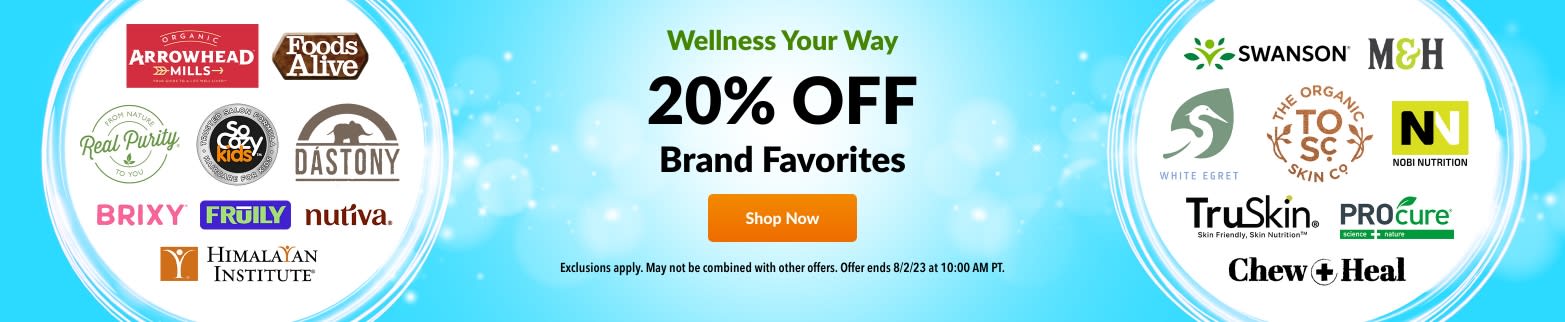 20% OFF WELLNESS YOUR WAY