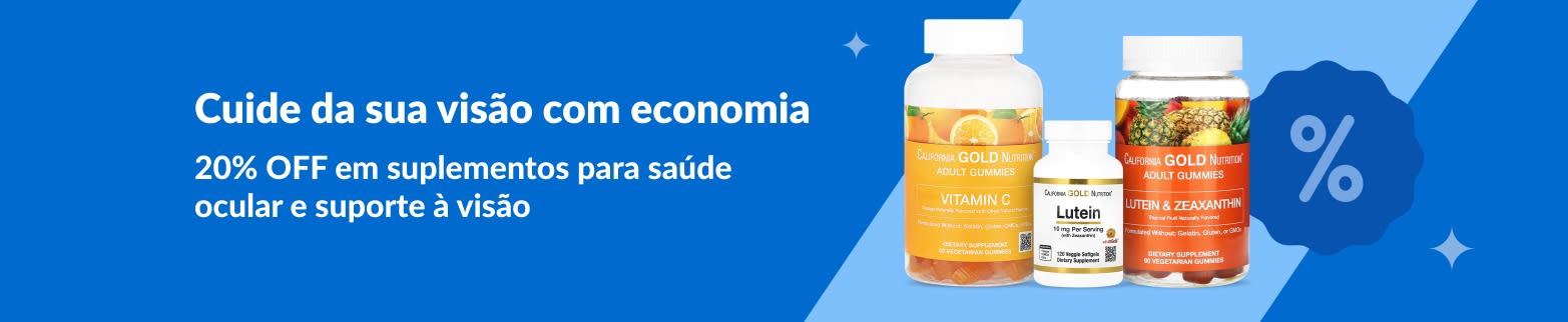 20% OFF Cuidados com a visão