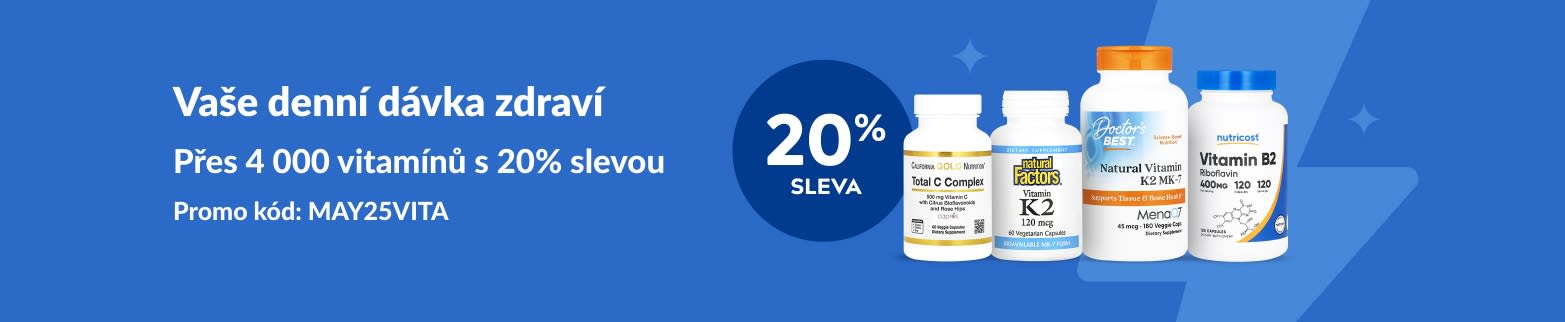 20% sleva na vitamíny