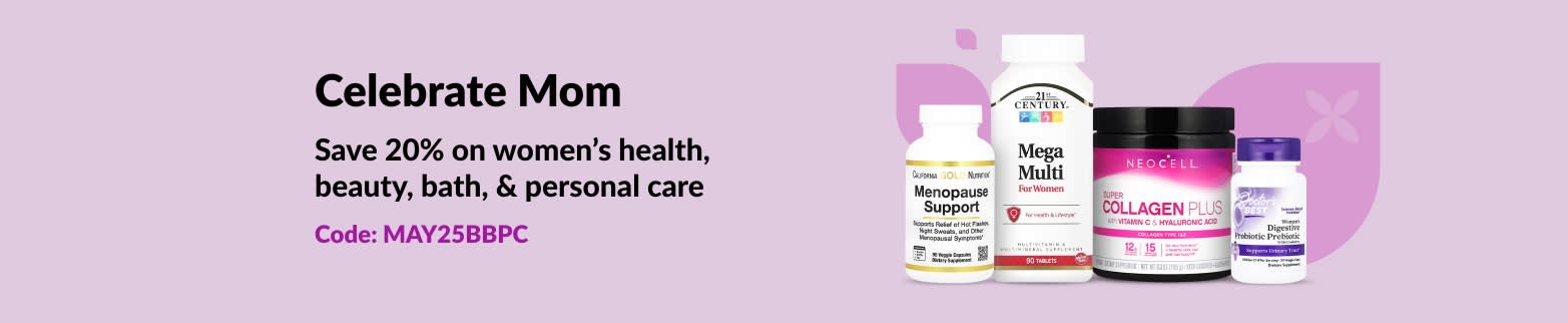 20% Off Women’s Health & More