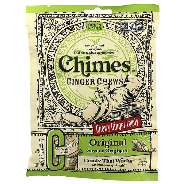 Chimes, Ginger Chews, Original, 5 oz (141.8 g) — product photo 1