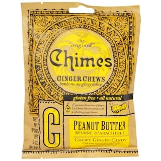 Chimes, Bonbons mous au gingembre, beurre de cacahuète, 5 oz (141.8 g)