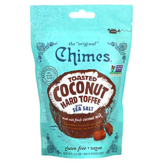 Chimes, Toasted Coconut Hard Toffee مع ملح البحر، 3.5 أونصة (100 غرام)