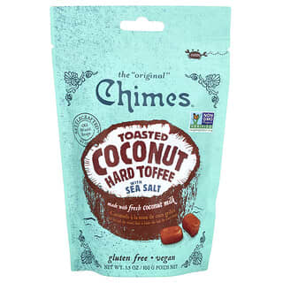Chimes, Хрустящие кокосовые ириски с морской солью, 3.5 ж. унц. (100 г)