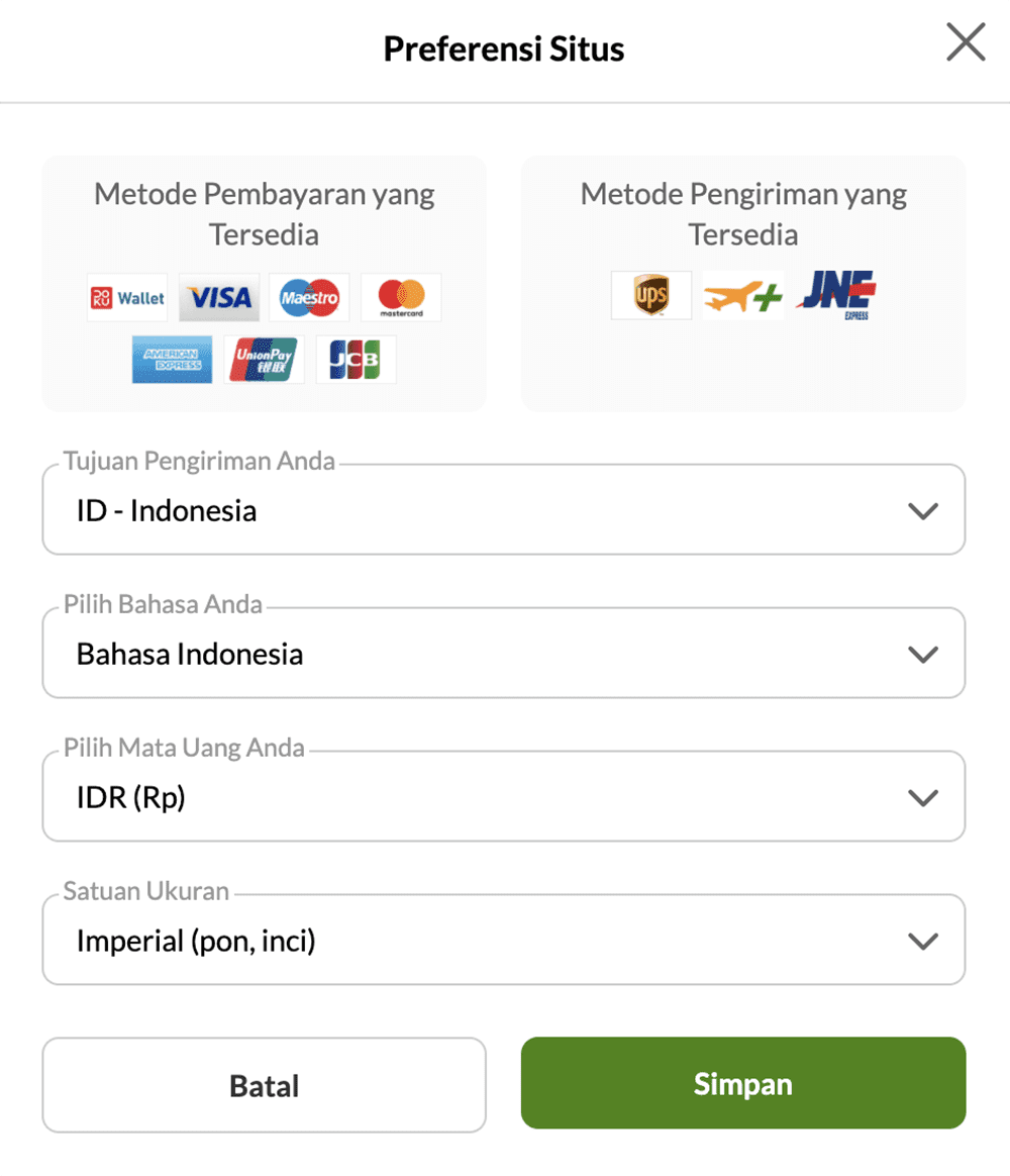 Shopping Guide Step 1