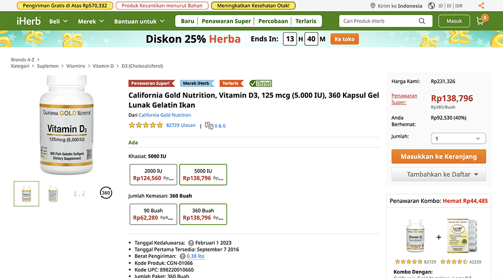 Shopping Guide Step 1