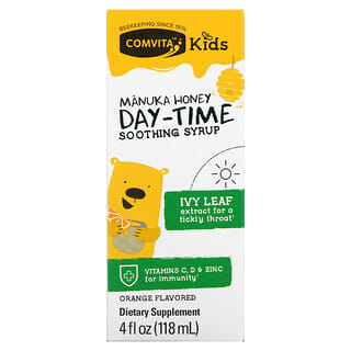 Comvita, Kids, Manukahonig Day-Time Beruhigender Sirup, Orange, 118 ml (4 fl. oz.)