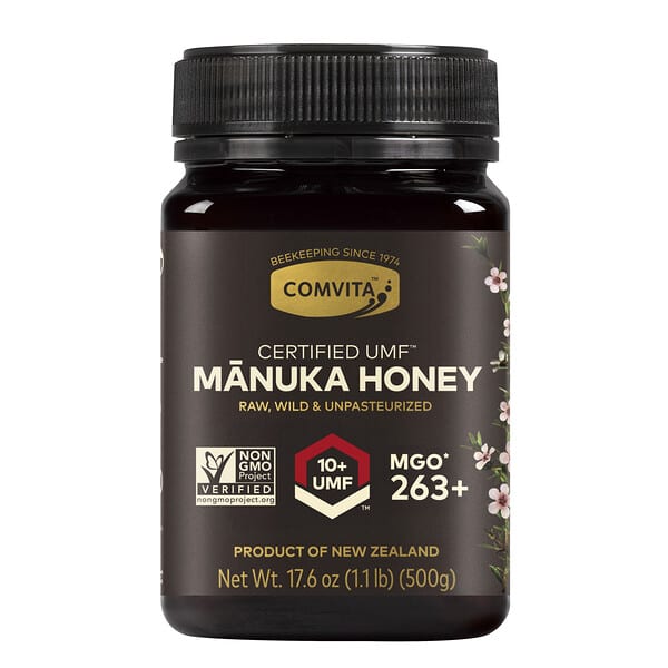 Comvita, необроблений мед манука, Certified UMF 10+ (MGO 263+), 500 г (1,1 фунта)