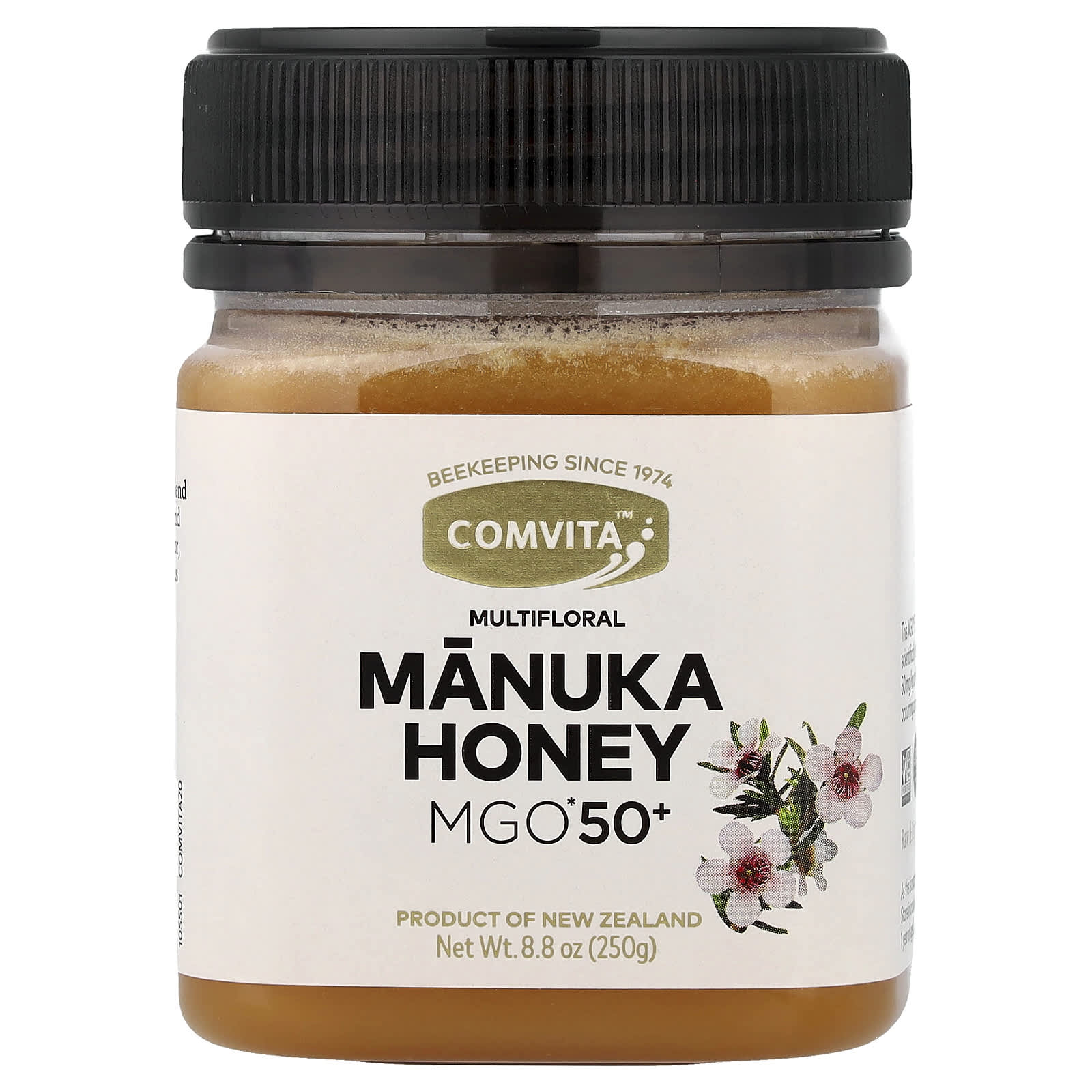 マルチフローラル マヌカハニー、MGO（メチルグリオキサル）50+、250g