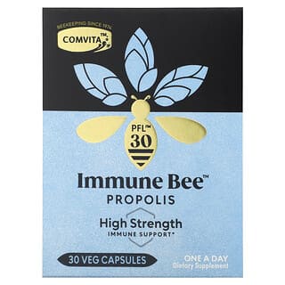 Comvita, Immune Bee Propolis, High Strength Immune Support, PFL30, 30 Veg Capsules