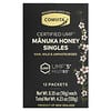 Manuka Honey Singles, UMF 5+, MGO 83+, 12 пакетиков по 10 г (0,35 унции)