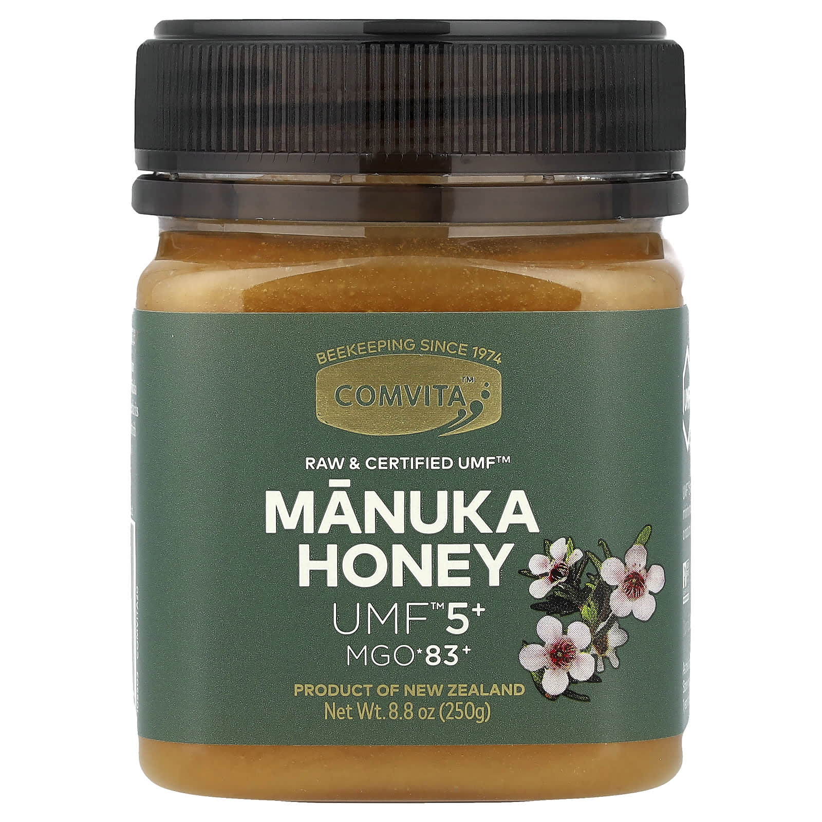 マヌカハニー、UMF™（ユニーク マヌカ ファクター）5＋、MGO（メチル