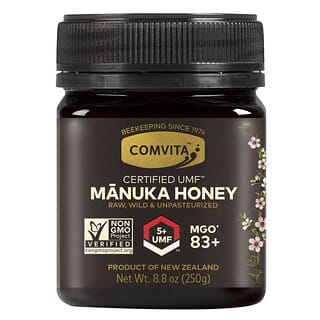 Comvita, Miel de Manuka brut, certifié UMF 5+ (MGO 83+), 250 g