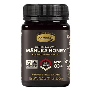 Comvita, Certified UMF 5+ (MGO 83+), необроблений мед манука, 500 г (1,1 фунта)