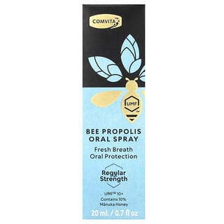 Comvita, Spray oral à la propolis d'abeille, Puissance normale, UMF 10+, 20 ml
