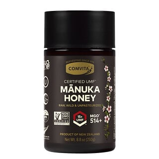 Comvita, Raw Manuka Honey, roher Manukahonig zertifiziert UMF 15+ (MGO 514+), 250 g (8,8 oz.)
