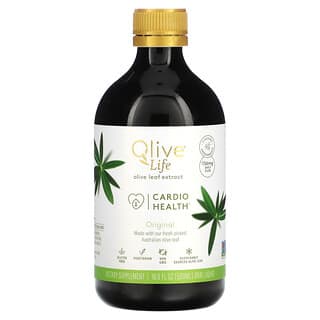 Comvita, Olive Life, екстракт листя маслини, для здоров’я серця, природний смак, 136 мг, 500 мл (16,9 рідк. унції)