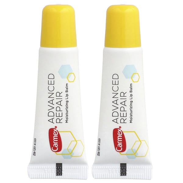 Carmex, 어드밴스드 리페어, 보습 립밤, 튜브 2개, 각 10g(0.35oz)