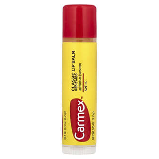 Carmex, классический бальзам для губ, лечебный, SPF 15, 4,25 г (15 унций)