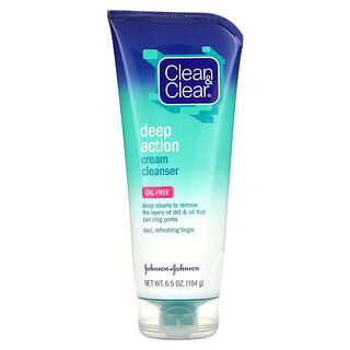 Clean & Clear, Acción profunda, Crema de limpieza, 184 g (6,5 oz)