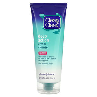 Clean & Clear, Deep Action, Cream Cleanser, 6.5 oz (184 g)