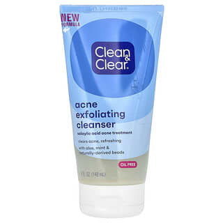 Clean & Clear, Nettoyant exfoliant contre l'acné, 148 ml