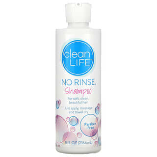 CleanLife, No Rinse Shampoo, 8 fl oz (236.6 ml)
