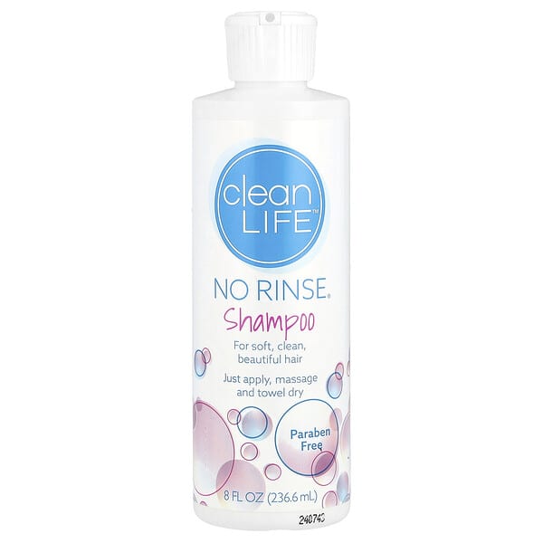 CleanLife, No Rinse® 샴푸, 236.6ml(8fl oz)