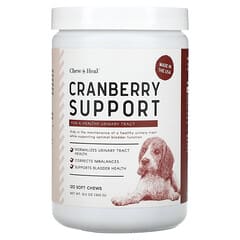 Chew + Heal, Cranberry Support, für Hunde, 120 Kau-Snacks, 360 g (12,6 oz.)