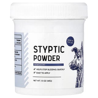 Chew + Heal, Styptic Powder, Hemostat, For Dogs, 1.5 oz (42 g)