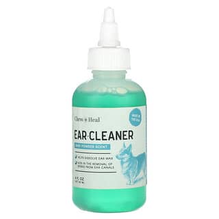 Chew + Heal, Ear-Cleaner, Baby Powder Scent, 4 fl oz (118 ml)
